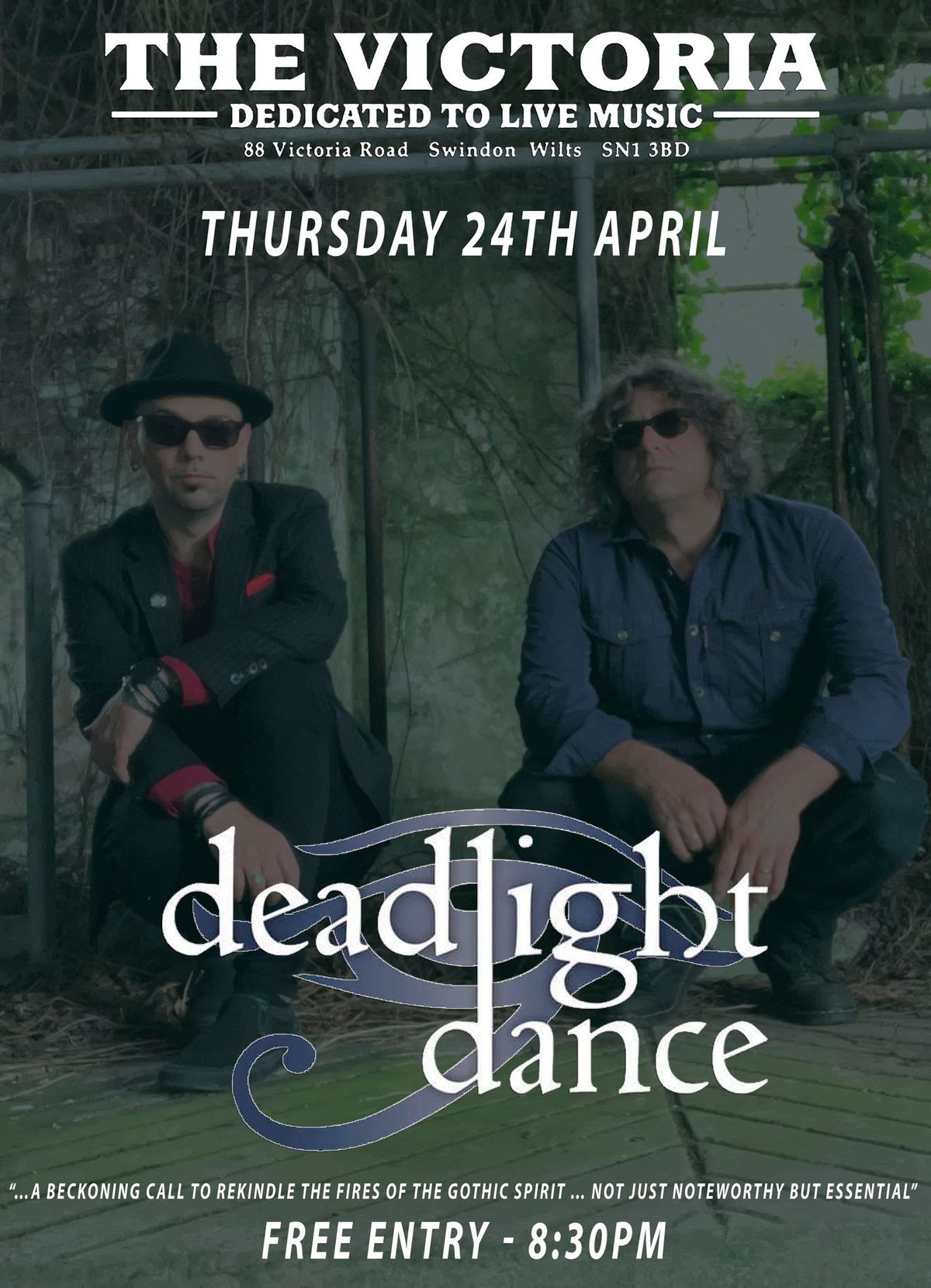 DEADLIGHT DANCE - live at The Vic 