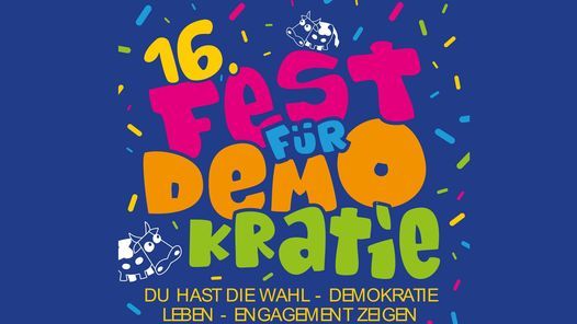 16. "Fest f\u00fcr Demokratie" in Sch\u00f6neweide