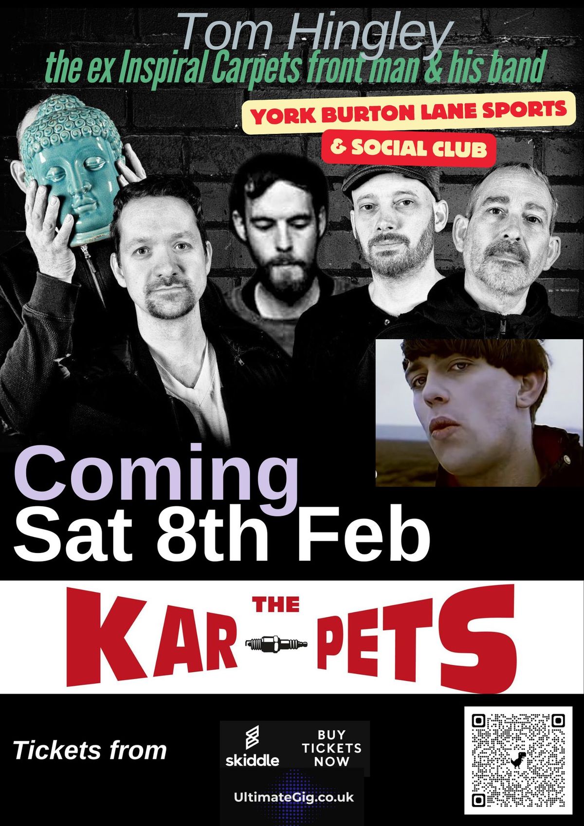 Sat 8th Feb - Tom Hingley & The Kar-Pets ft. Urban Times