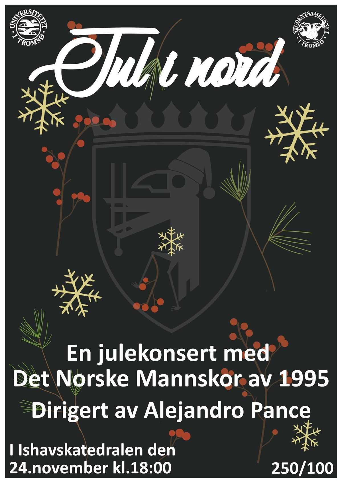 Jul i nord! Julekonsert med Det Norske Mannskor av 1995 - Troms\u00f8s studentsangere