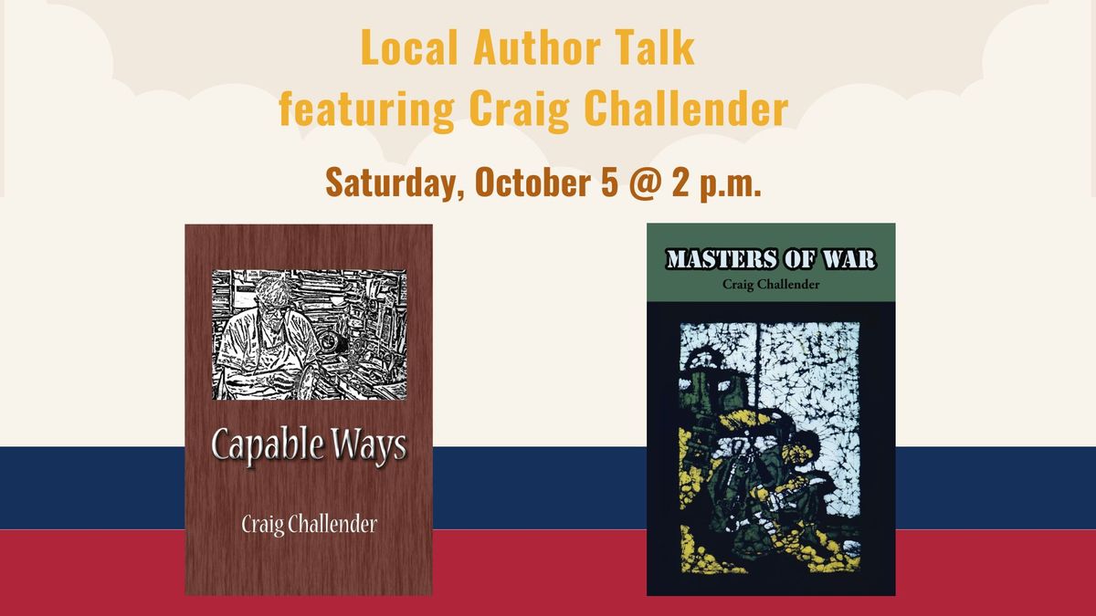 Farmville Local Author Talk - Craig Challender