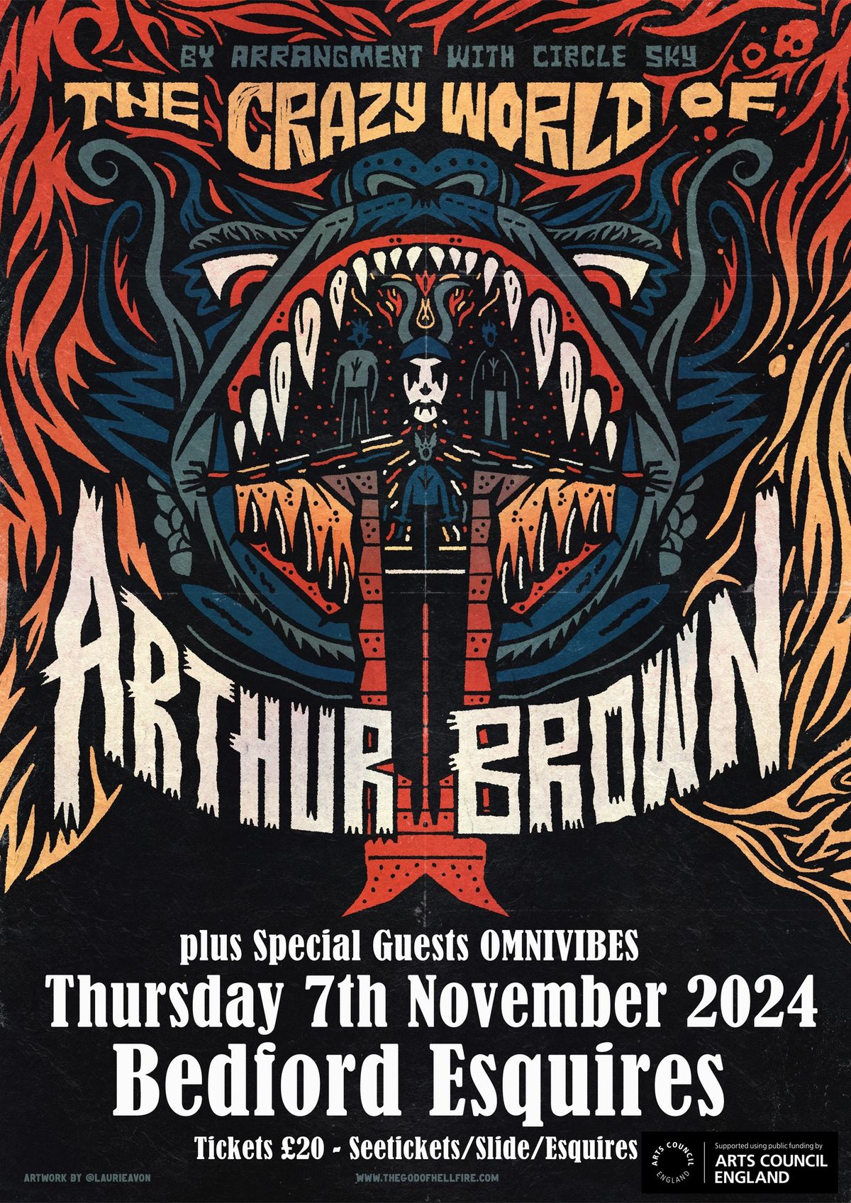 The Crazy World of Arthur Brown + Omnivibes