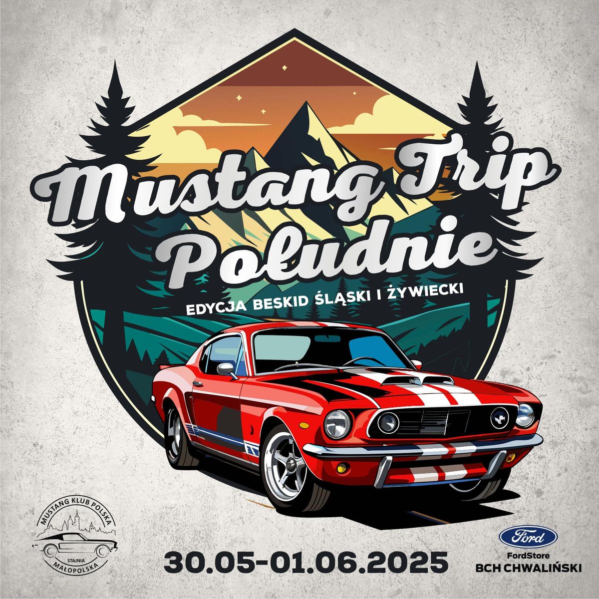 Mustang Trip po\u0142udnie Edycja Beskid \u015al\u0105ski i \u017bywiecki