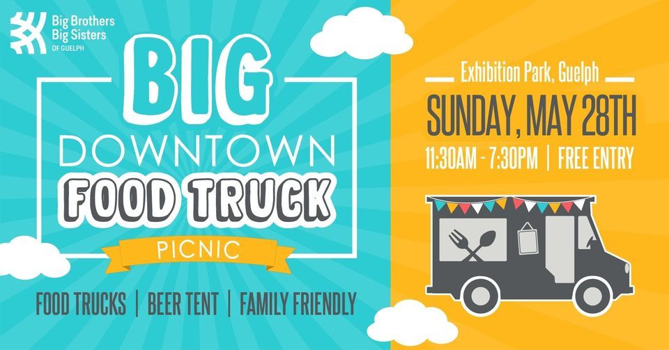 BIG Downtown Food Truck Picnic, Exhibition Park, Kitchener, 28 May 2023