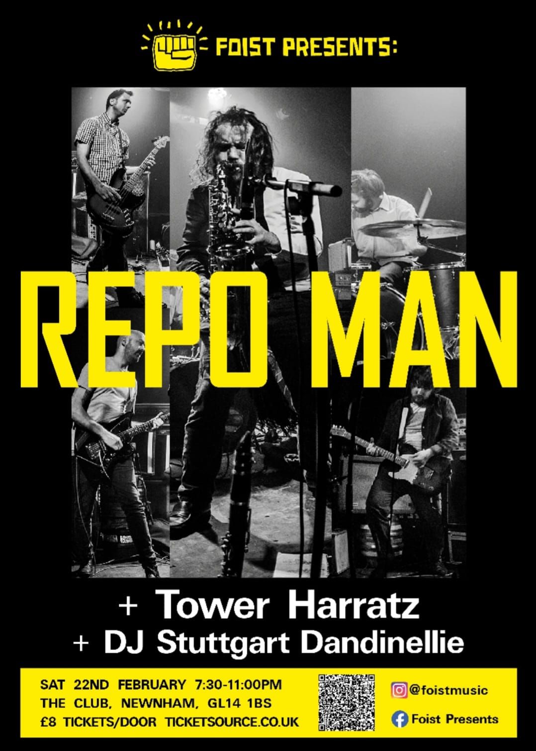 Foist Presents - Repoman + Tower Harratz. ft DJ Stutgart Dandinellie