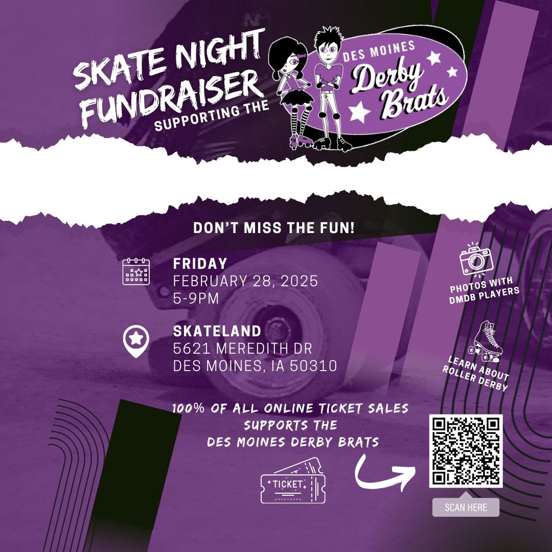 Skate Night Fundraiser Supporting DMDB