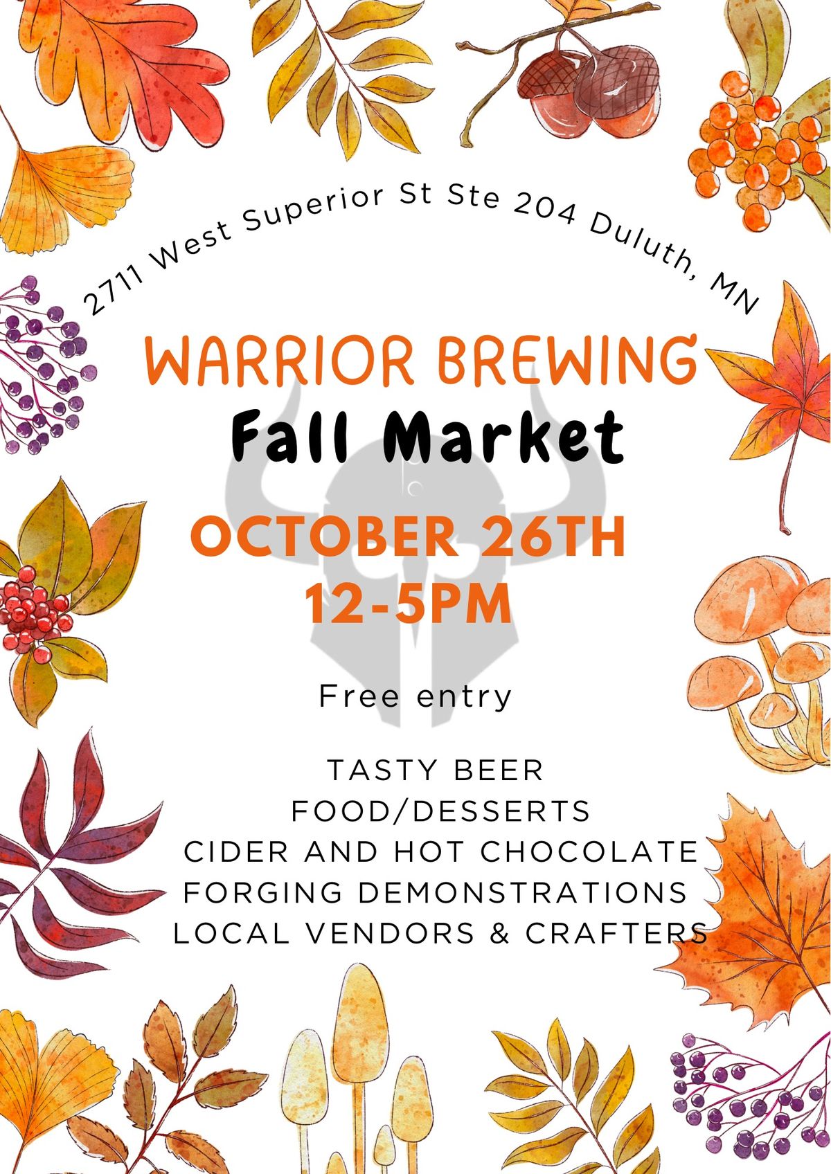 Warrior Brewing Fall Market 