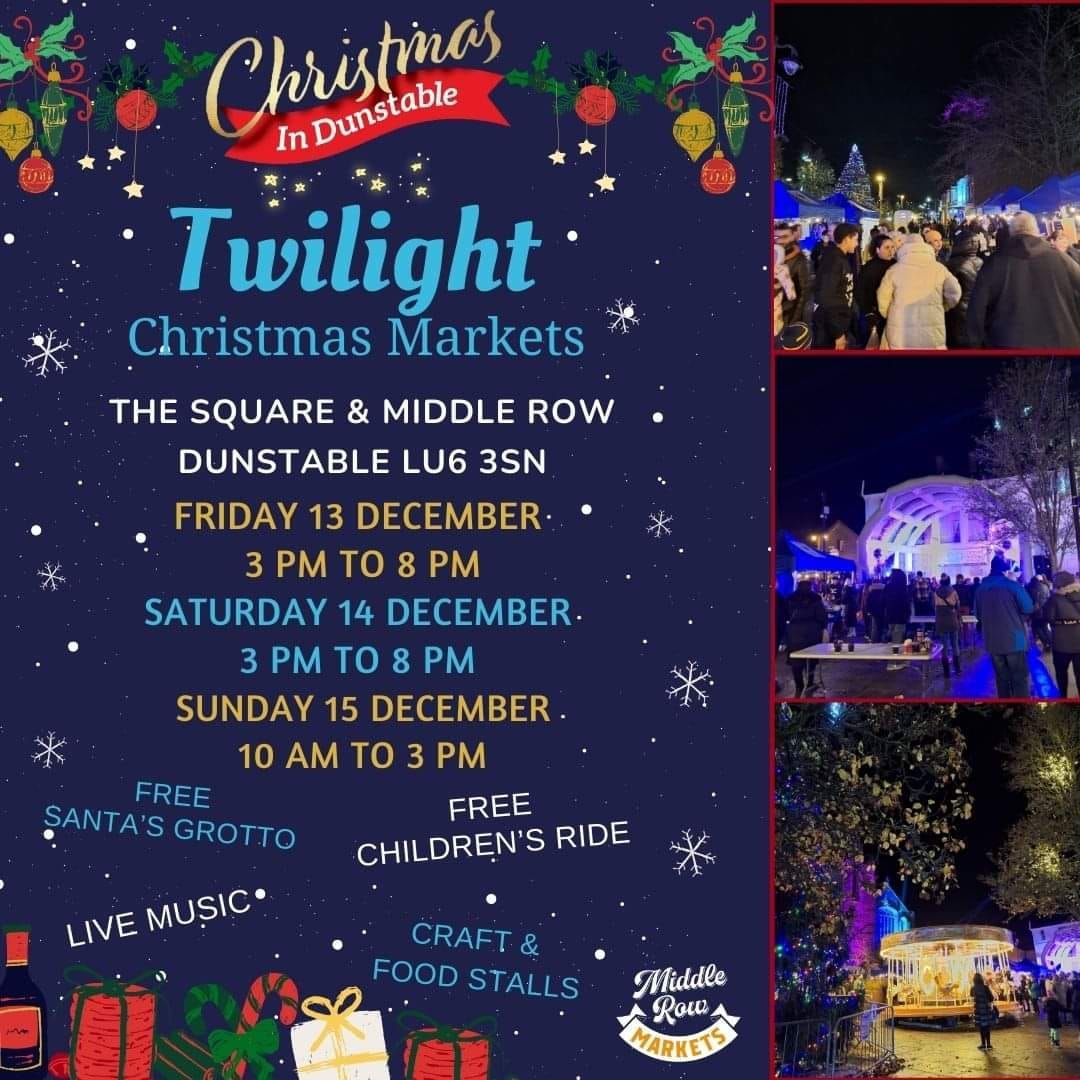 Twilight christmas Market, dunstable 