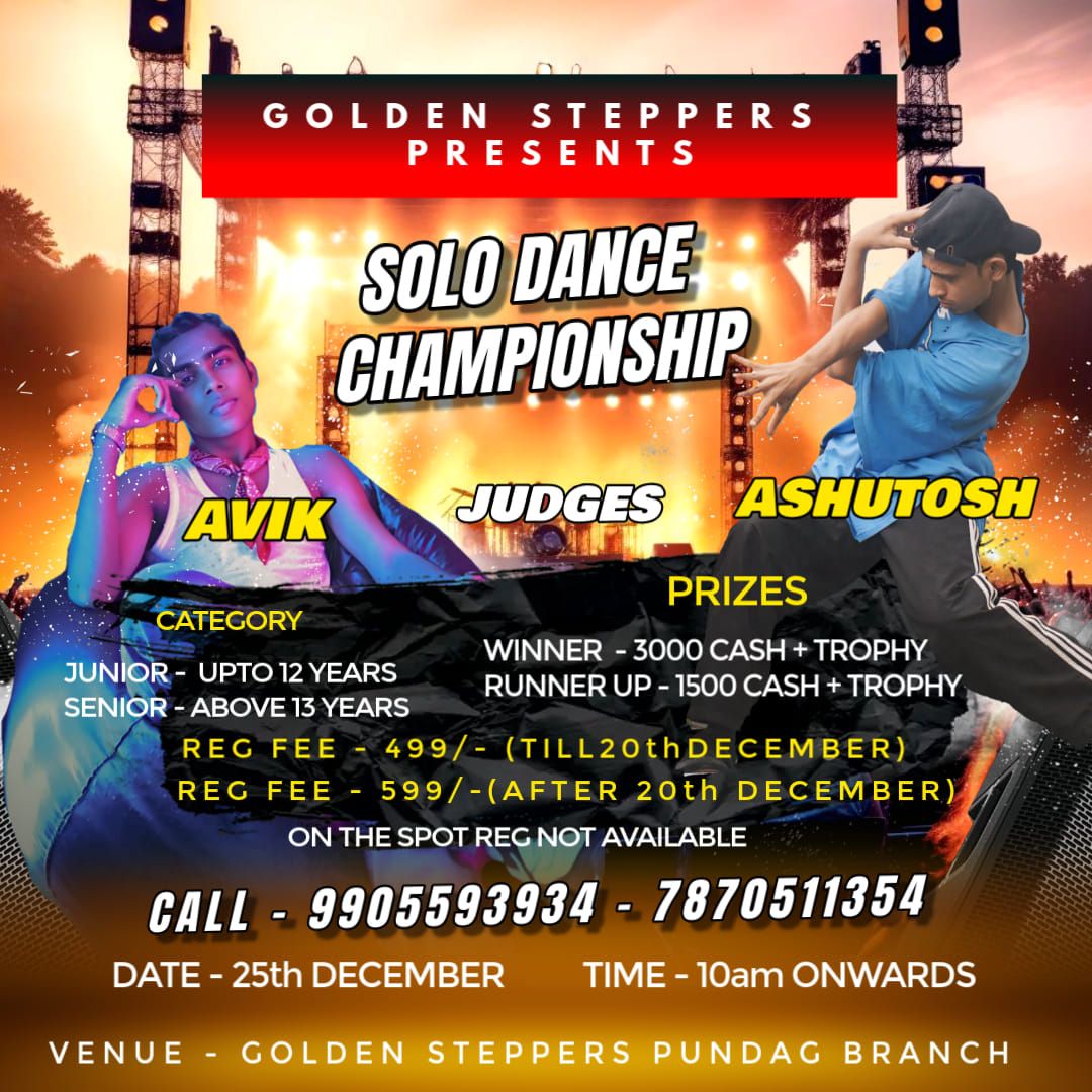 One day solo dance championship