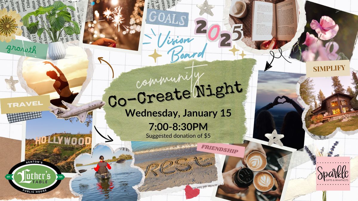 Community Co-Create Night: Vision Boards 