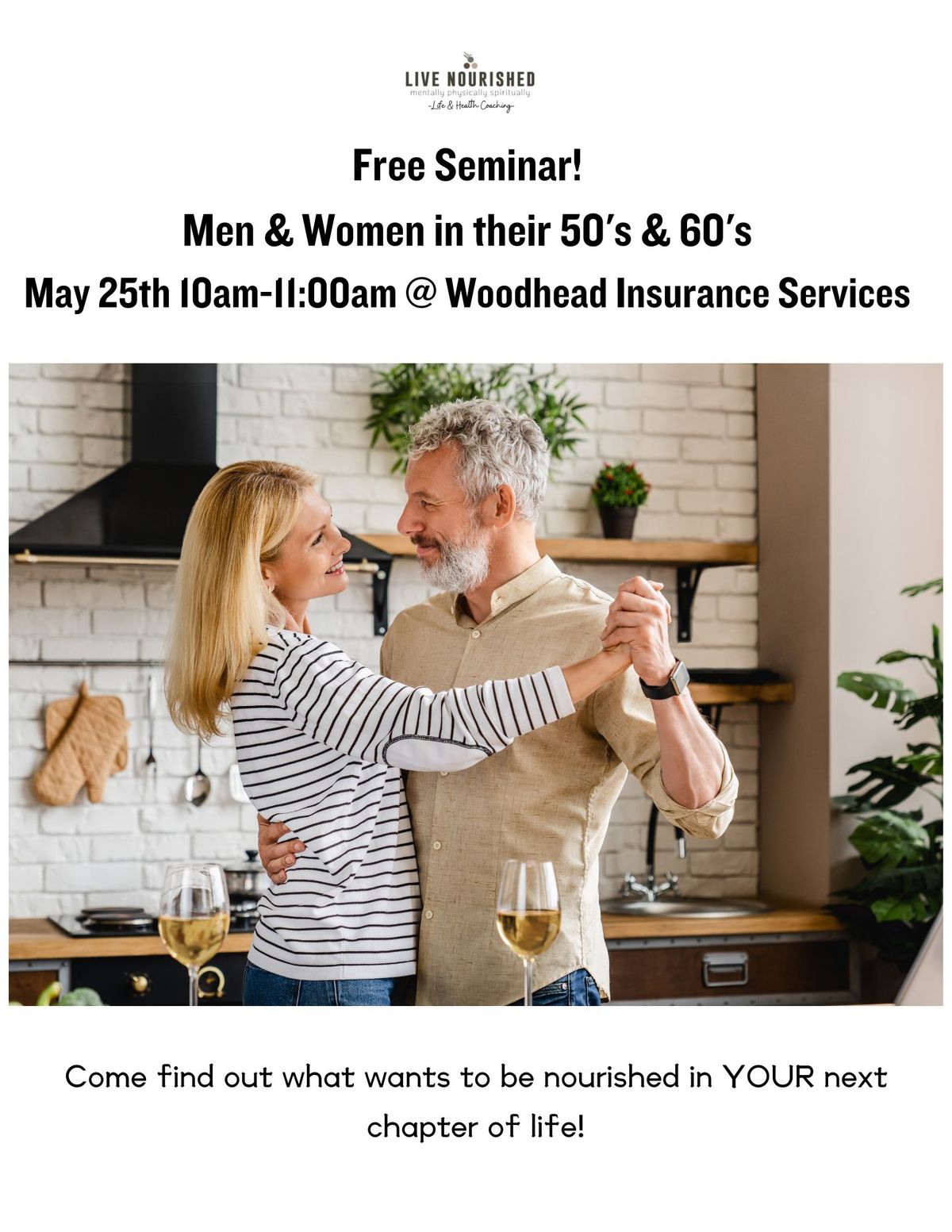 Free Seminar! Live Nourished in Your 50's & 60's