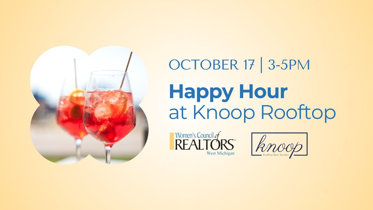 Happy Hour at Knoop Rooftop Beer Garden