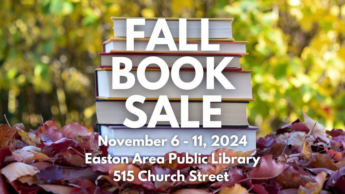 Fall Book Sale - Preview Sale