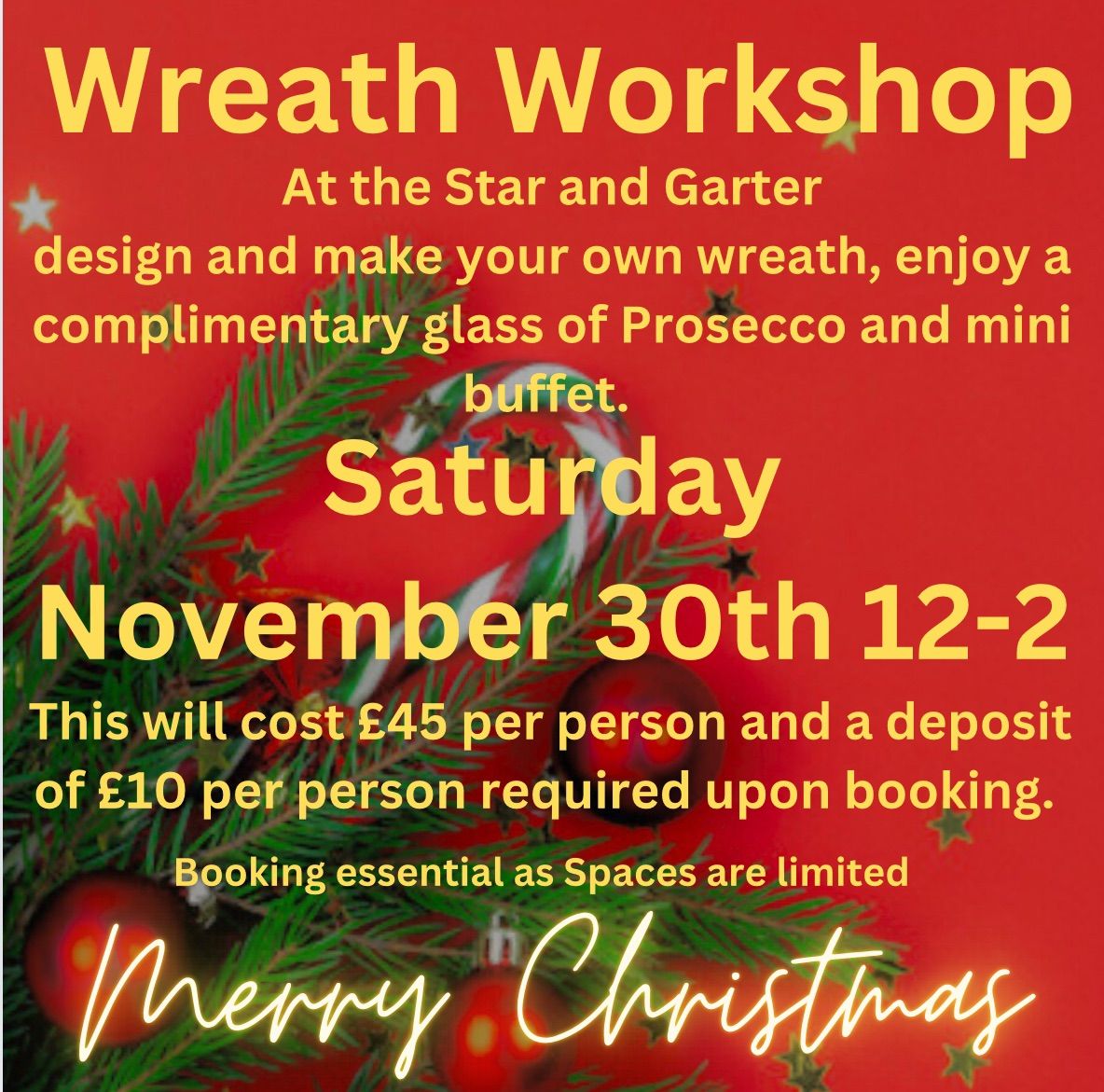 Wreath making workshop