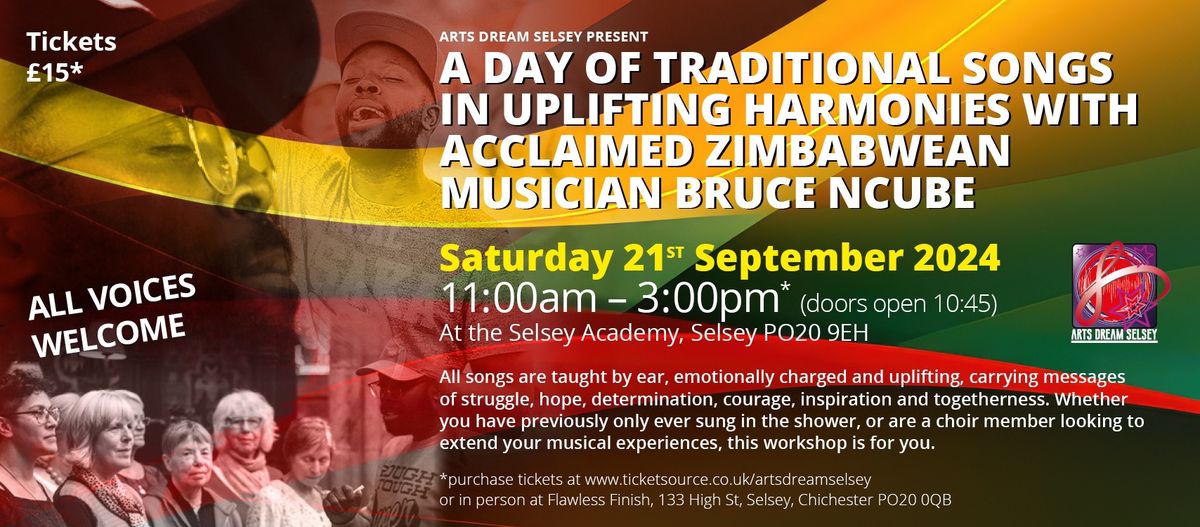 Bruce Ncube Harmony Singing Workshop