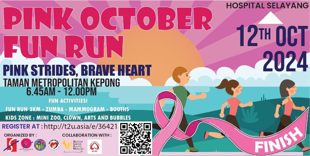 Pink October 3KM Fun Run Hospital Selayang