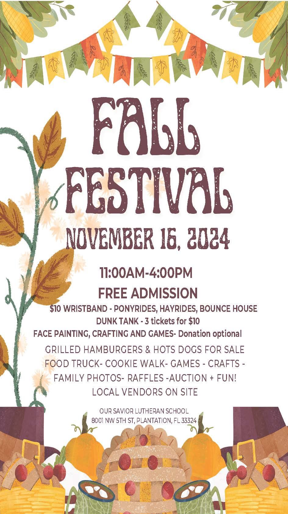 Annual School PTO Fall Festival