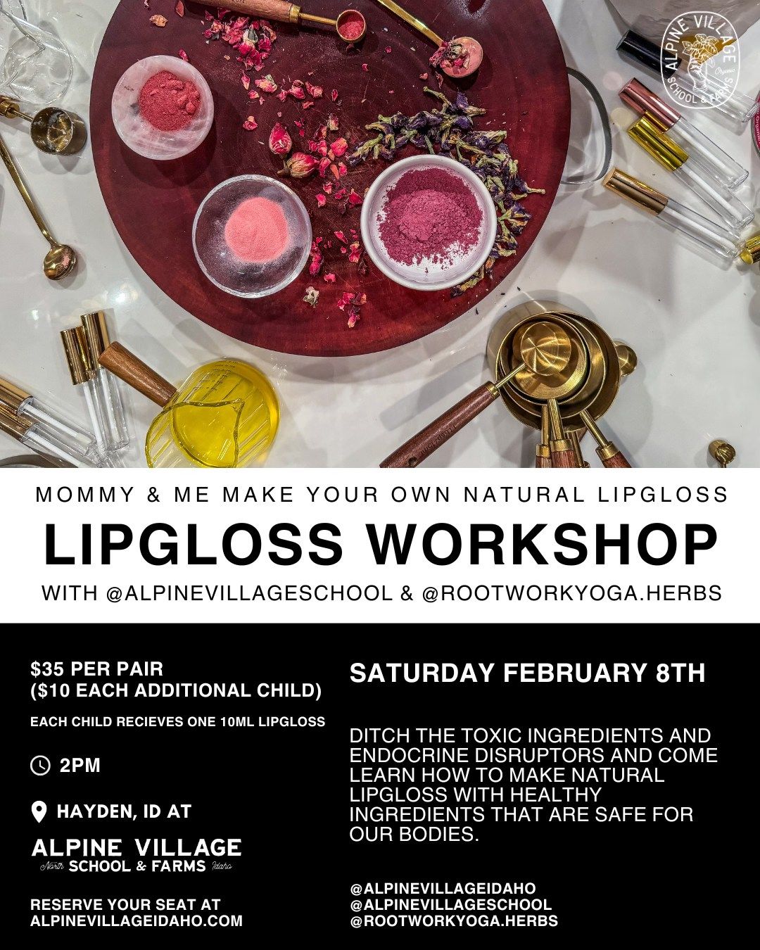 2\/8\/25 - Mommy & Me Lipgloss Workshop