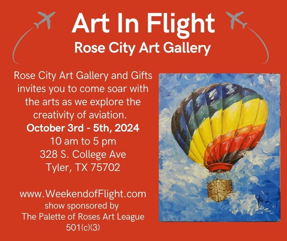 "Art in Flight" show and sale