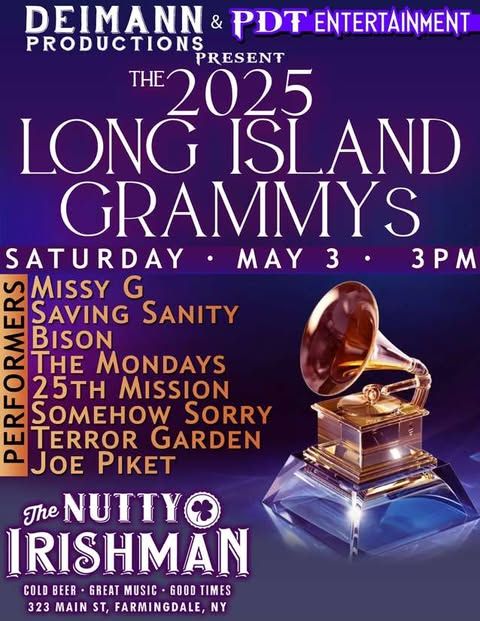 Deimann Productions and PDT Entertainment bring you the "2025" Long Island Grammys! 