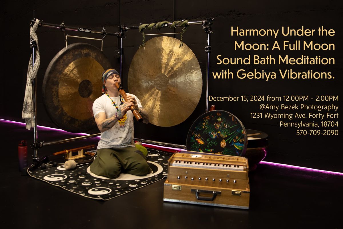 Harmony Under the Moon: A Full Moon Sound Bath Meditation