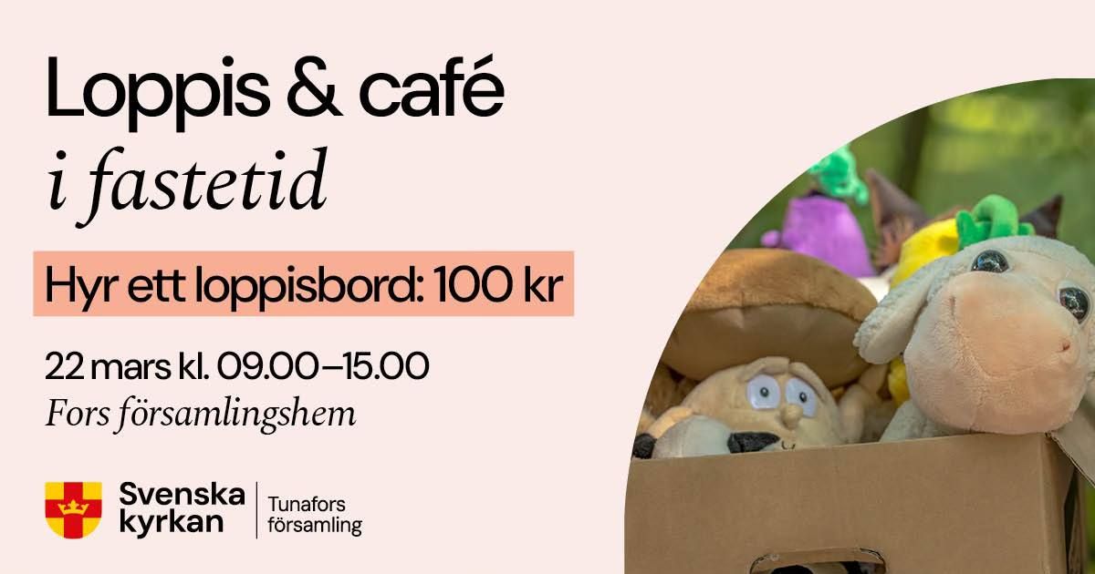 Loppis & caf\u00e9 i fastetid 