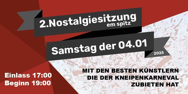 2. Nostalgiesitzung 04.01. em Spitz