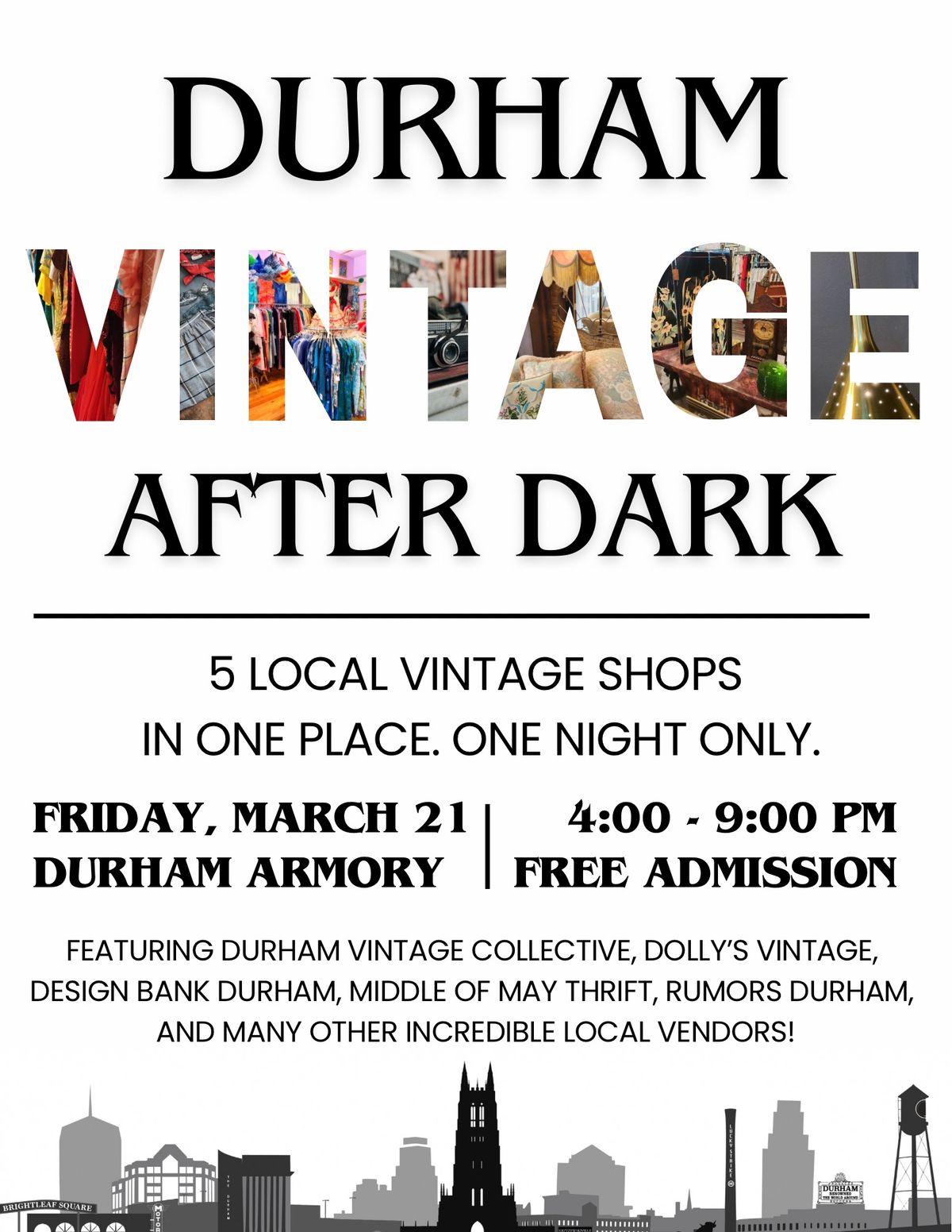 Durham Vintage After Dark