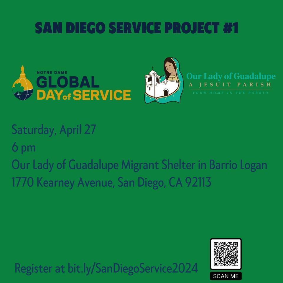 ND Club of San Diego- Global Day of Service San Diego Project #1