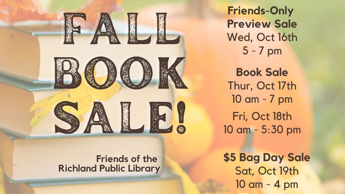 Friends of the Library Fall Book Sale