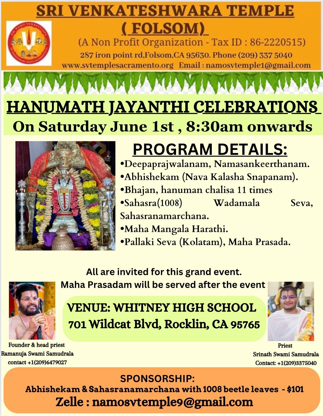 Hanuman Jayanthi Mahothsav 