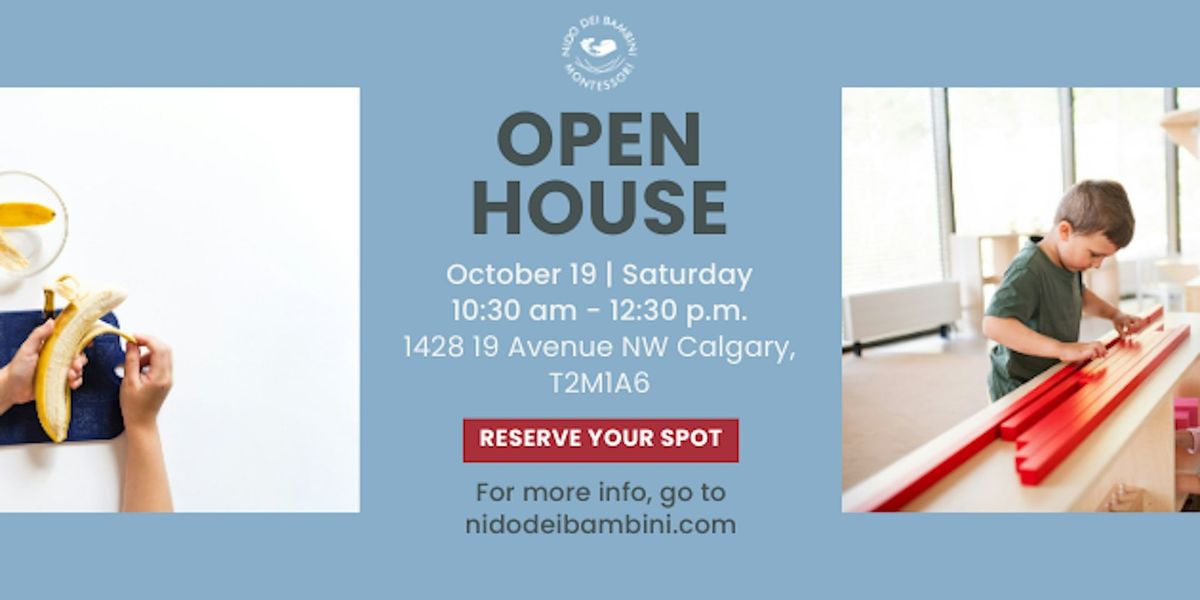 Open House | Montessori Toddler & Preschool