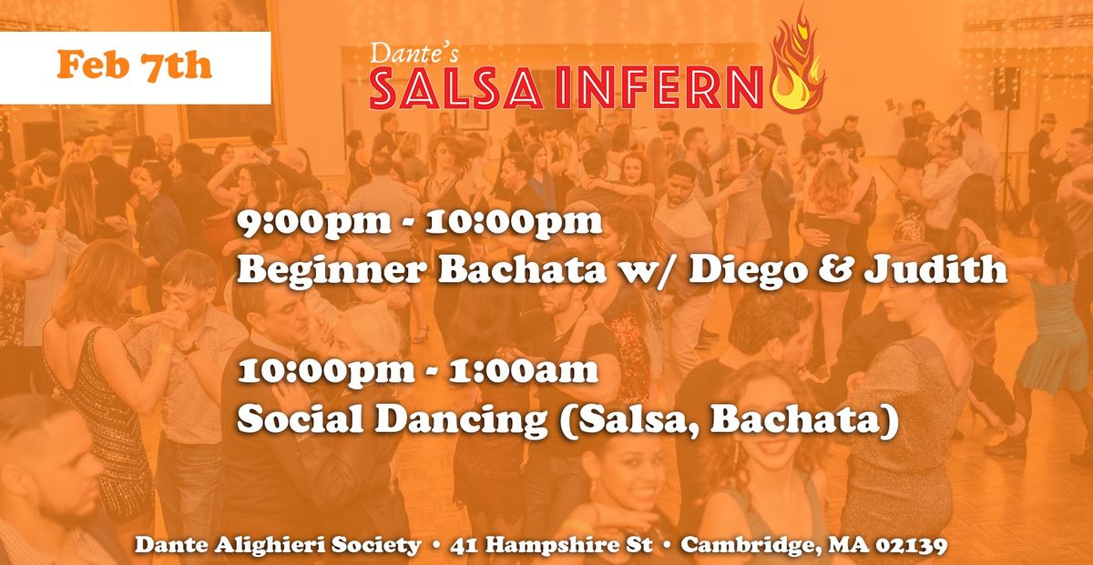 Dante's Salsa Inferno Feb 7th Salsa\/Bachata Dance Social!