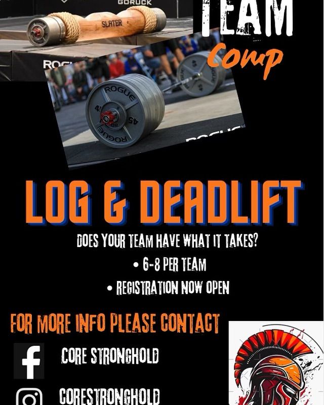 Teams max log & deadlift 