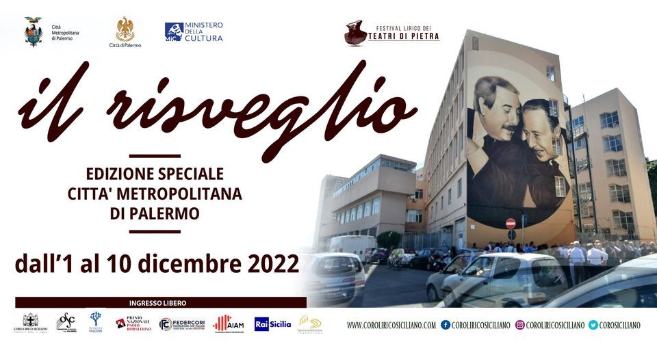 Festival "Il Risveglio" per la Citt\u00e0 Metropolitana di Palermo - 1\/10 Dicembre 2022