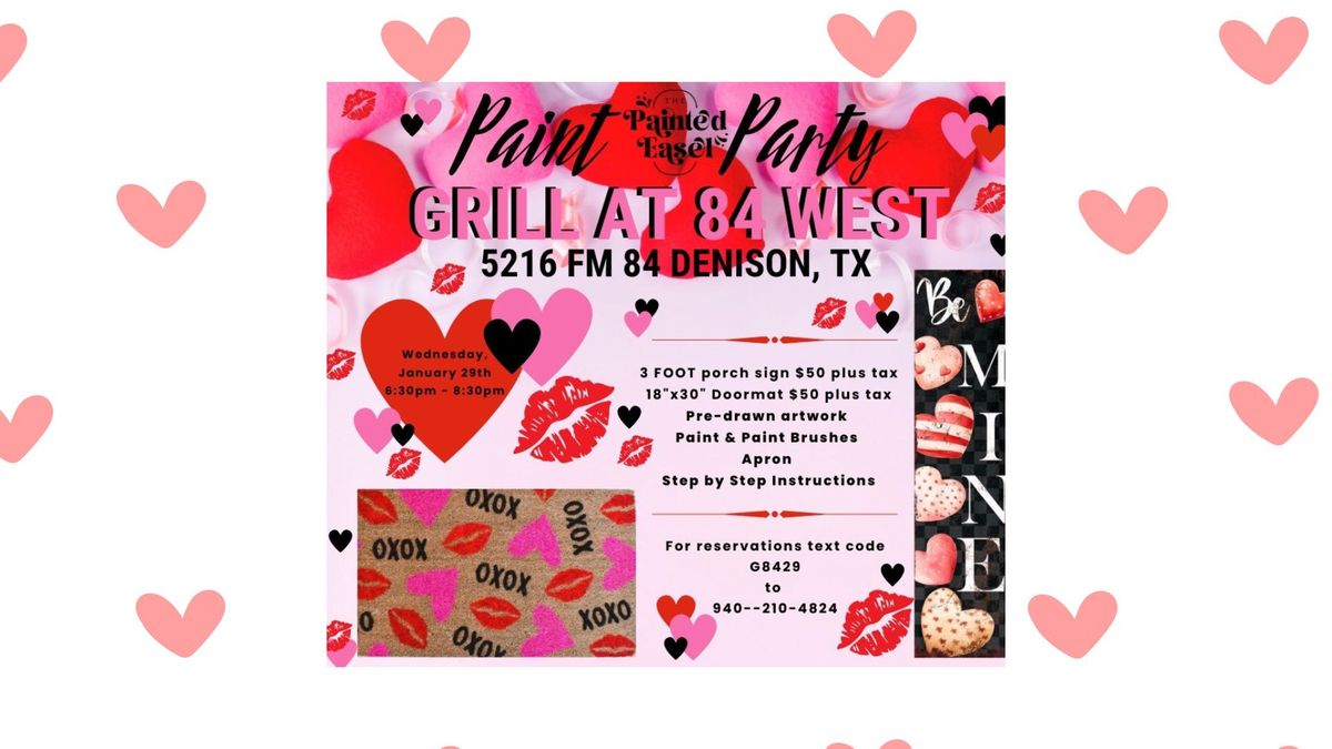 Paint & Sip - Valentine Edition 