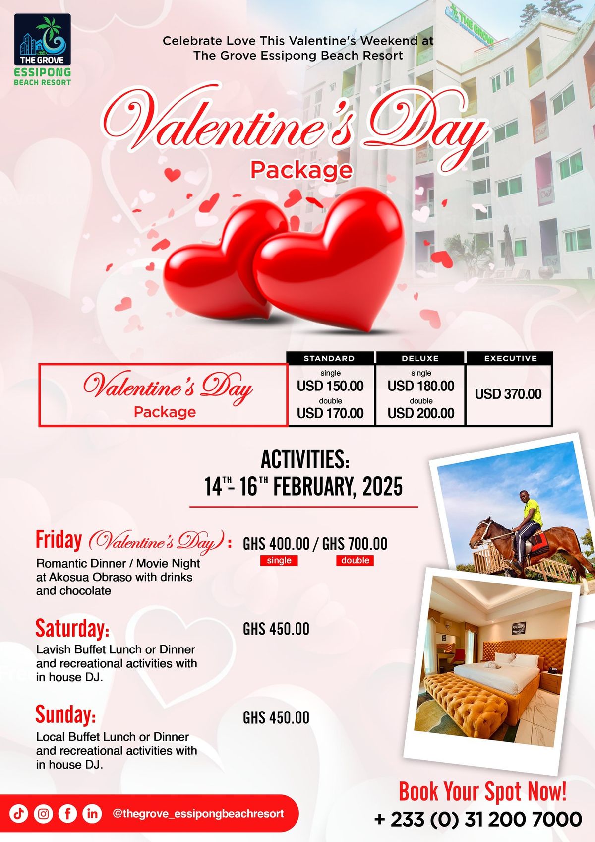 Valentine's Weekend Getaway at The Grove Essipong Beach Resort