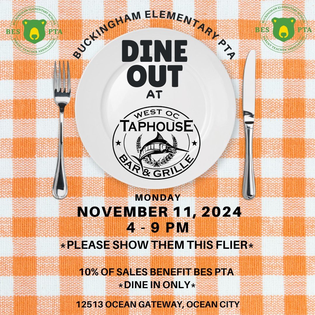 PTA Dine Out Night at Taphouse West Bar & Grille