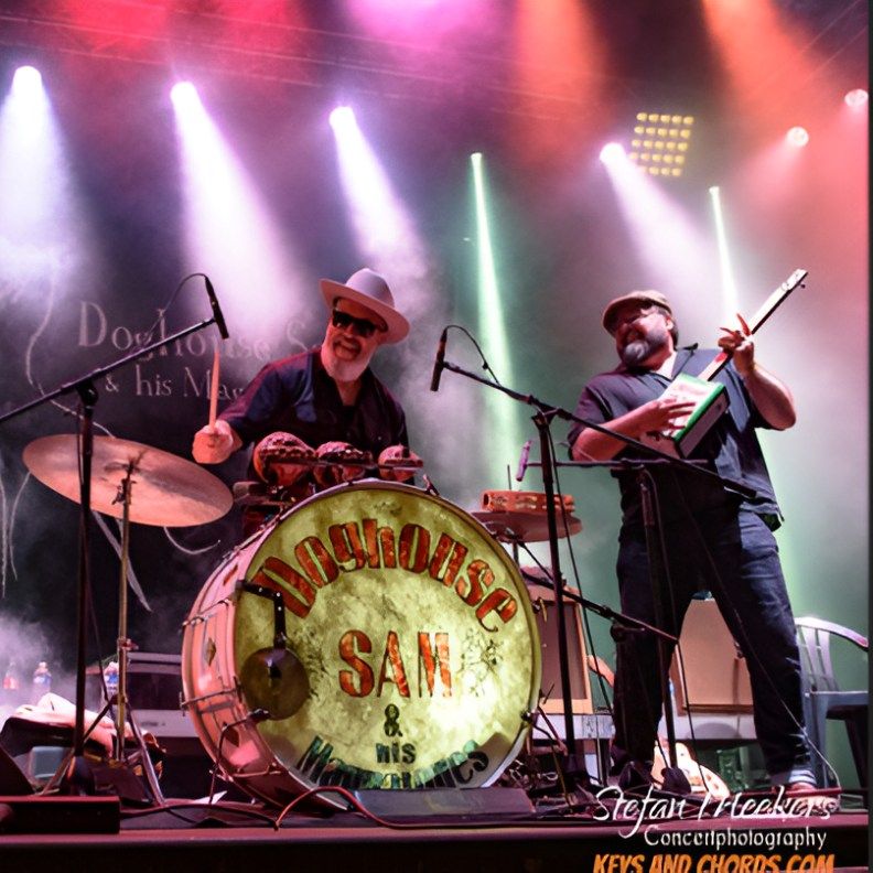 Doghouse Sam & His Magnatones en la Sala Clamores de Madrid.