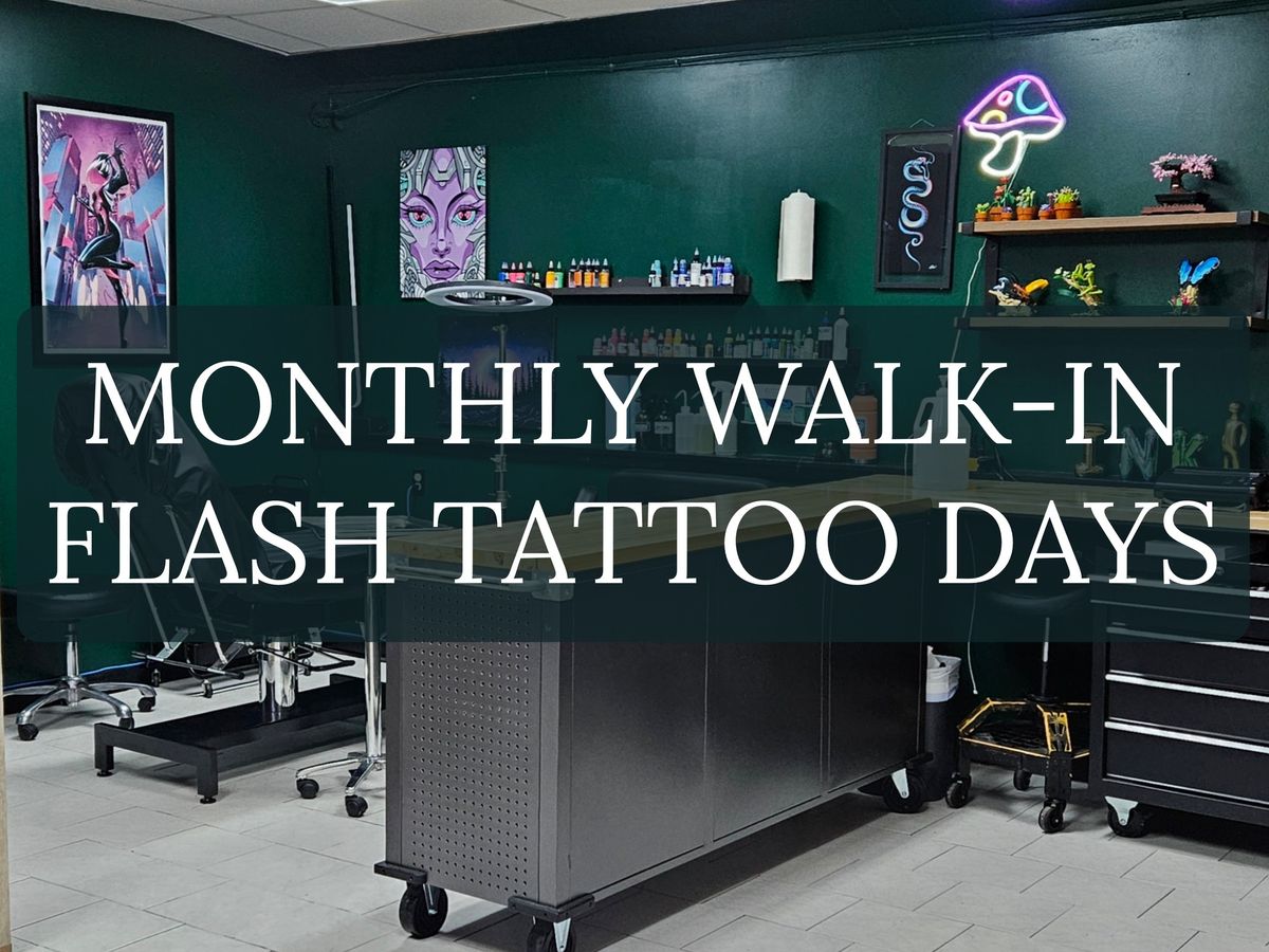 Valloween - February Walk-In Flash Tattoo Day