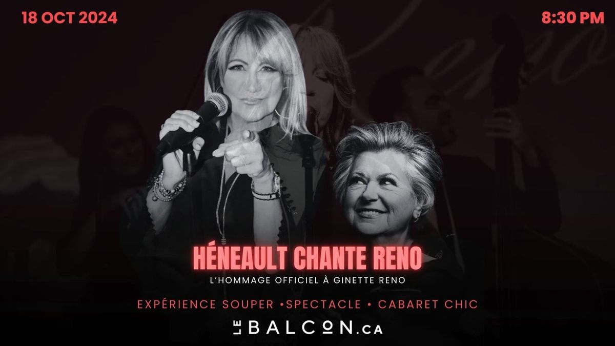 Heneault Chante Reno at Cabaret Du Casino De Montreal