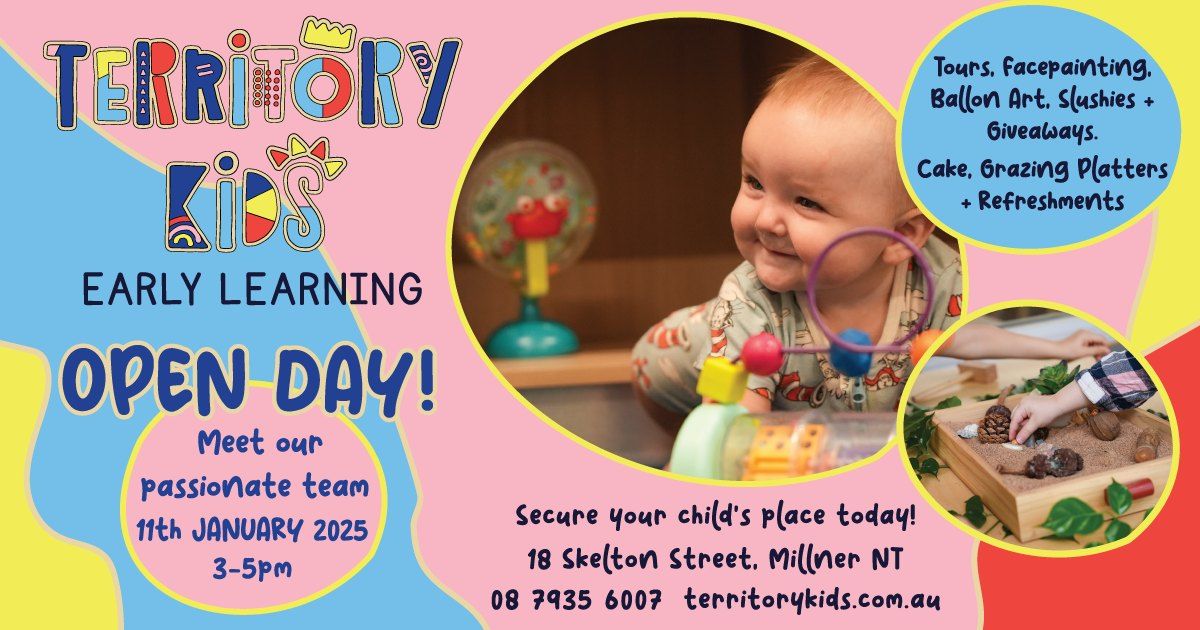 Territory Kids Early Learning Millner Open Day!!!