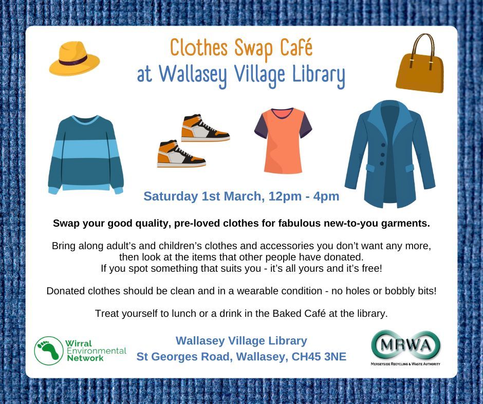 Clothes Swap Cafe at Wallasey Village Library