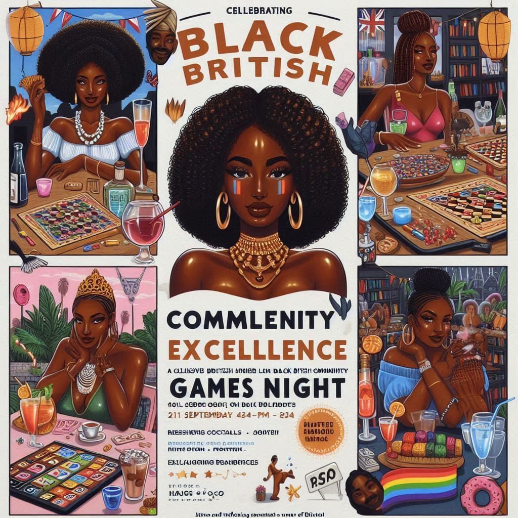 Black edition  adult only Games Night 