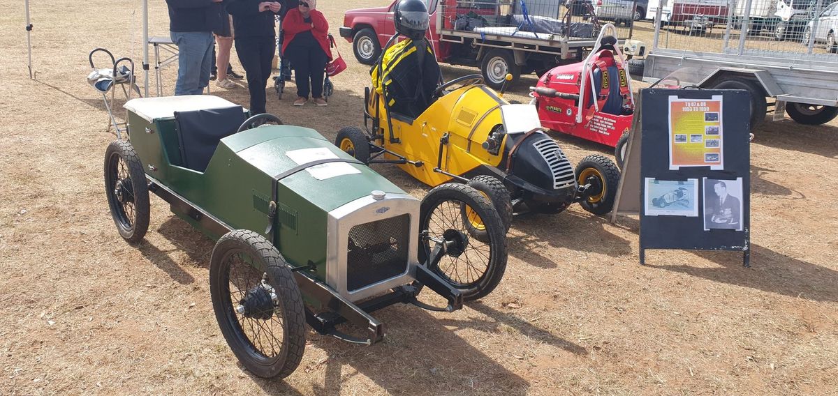 Power of the Past - Cyclekart Club display