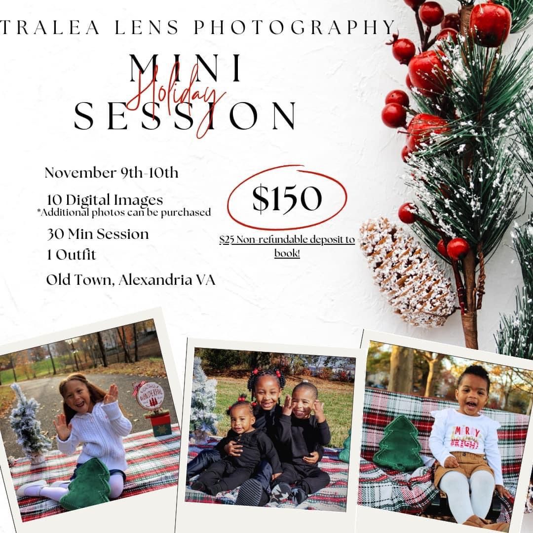 Tralea Lens Photography - Christmas Mini Sessions in VA