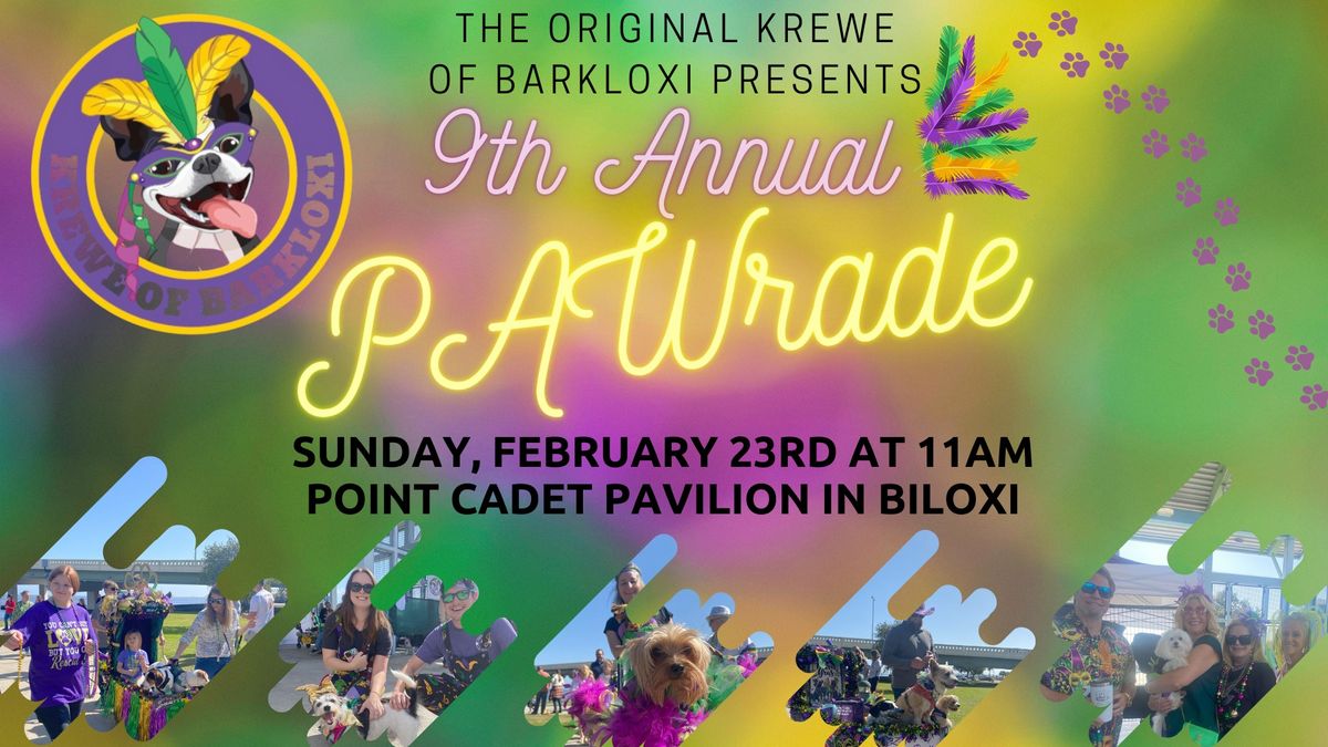 9th Annual Original Krewe of Barkloxi PAWrade