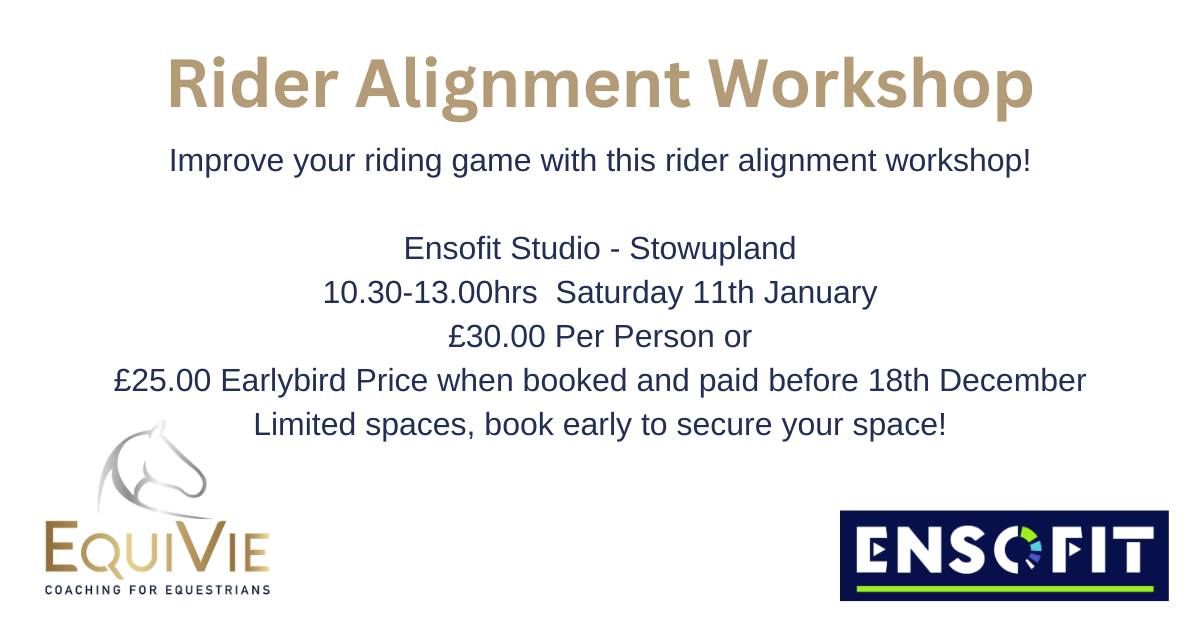 Rider Alignment and Postural Assessment Workshop