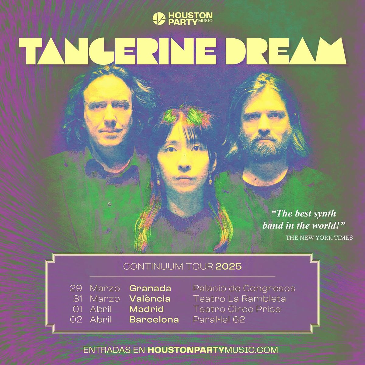 TANGERINE DREAM - CONTINUUM TOUR 2025 