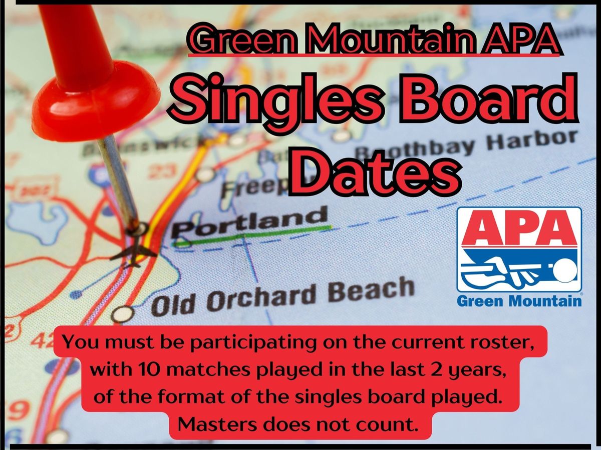 GMAPA - Singles Boards